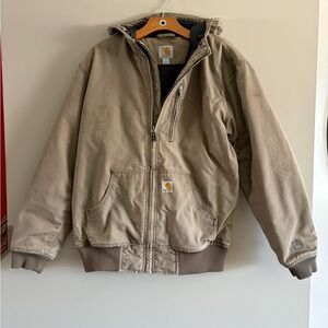 Carhartt Men's Brown Hooded Performance Jacket